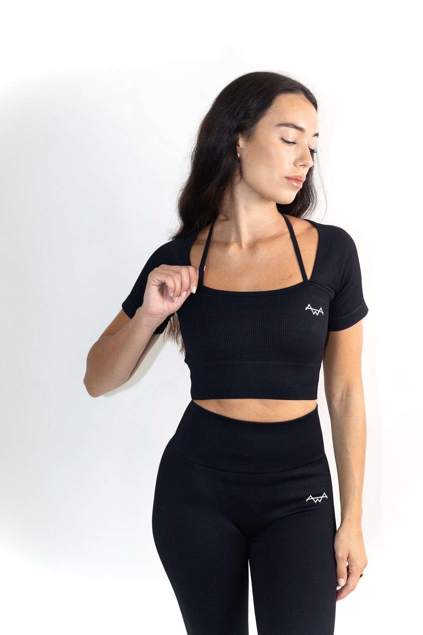 Ribbed Short sleeve crop top